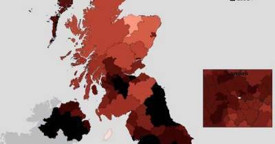 'Horrifying' animated map shows Covid-19's deadly eight-month takeover of UK - dailystar.co.uk - Britain - Isle Of Man