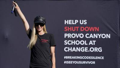 Paris Hilton - Paris Hilton protest calls for closure of Utah school - clickorlando.com - state Utah - city Provo, state Utah - county Canyon