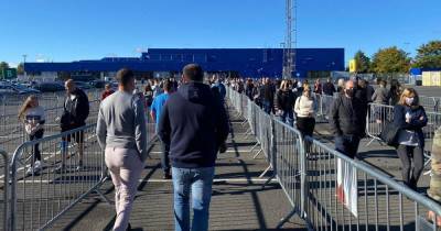 Huge queues spotted outside IKEA hours before coronavirus restrictions tighten - dailystar.co.uk