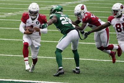 Kyler Murray - Adam Gase - Murray runs for TD, throws another, Cardinals rip 0-5 Jets - clickorlando.com - New York - state New Jersey - state Arizona - county Rutherford - Kenya - county Chase