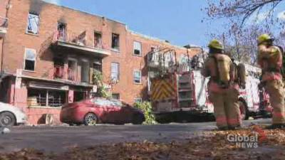 Brittany Henriques - Fire in Montreal apartment building leaves 12 families without a home - globalnews.ca