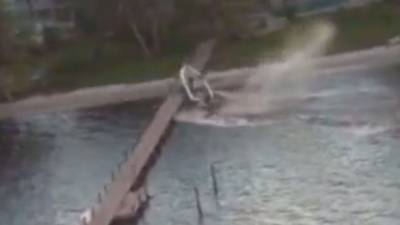 Photoshoot goes wrong after men go overboard, boat strikes dock - fox29.com - state Florida