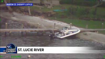 VIDEO: Driver-less boat in Florida spins of control, smashing docks - clickorlando.com - state Florida - county Martin - county St. Lucie