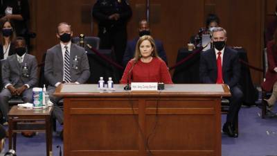Supreme Court nominee Amy Coney Barrett tells senators she's not Scalia, but her own judge - fox29.com - Washington