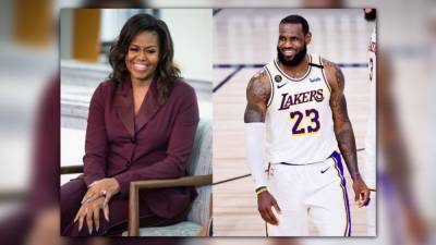 Michelle Obama - Michelle Obama teams with LeBron James to help boost early voting - fox29.com - Usa - Washington