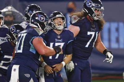 Mike Vrabel - Ryan Tannehill - Tannehill scores 4 TDs as depleted Titans beat Bills 42-16 - clickorlando.com - state Minnesota - state Tennessee - city Nashville, state Tennessee