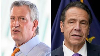 Andrew Cuomo - Bill De-Blasio - Cuomo, de Blasio put feud over safety as coronavirus crackdown leads to chaos in NYC: report - foxnews.com - New York - city New York - county Hall - city Brooklyn - county Queens