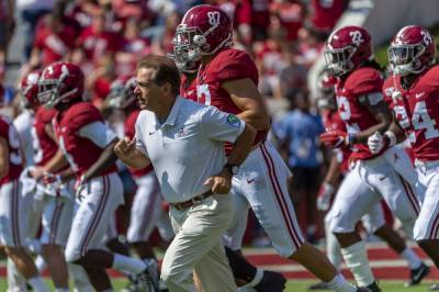 Nick Saban - Nick Saban, Alabama AD Greg Byrne test positive for COVID-19 - clickorlando.com - Georgia - state Alabama