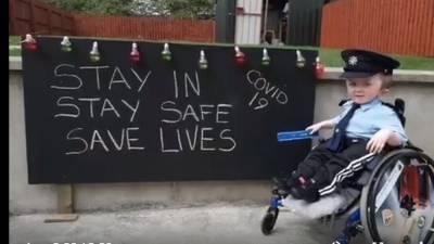 Donegal boy asks people to stay in and save lives - rte.ie