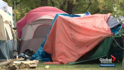 No end date for Rossdale homeless encampment as Edmonton moves forward with housing plans - globalnews.ca