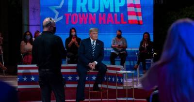 Donald Trump - Trump acknowledges he may owe $400 million to unknown sources during town hall - globalnews.ca - New York - city Savannah, county Guthrie - county Guthrie