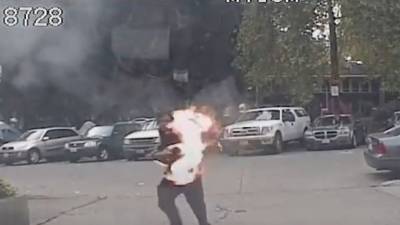 Seattle Police release video of man attacking officer with torch - fox29.com - city Seattle