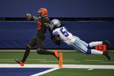 Odell Beckham-Junior - The Latest: Browns will have Beckham vs. Steelers - clickorlando.com - city Pittsburgh - county Cleveland - county Brown - city Cleveland
