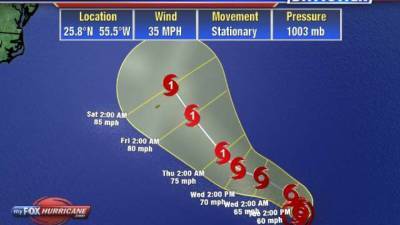 Tropical Depression 27 forms; expected to become Hurricane Epsilon - fox29.com - county Atlantic
