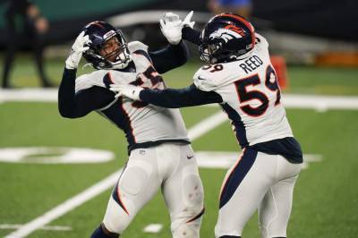 Brett Rypien - Broncos top winless Jets 37-28 for first victory of season - clickorlando.com - New York - state New Jersey - county Rutherford - county Gordon