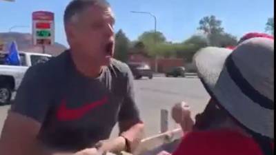 Video shows man coughing on protesters yelling ‘Black don’t matter’ - fox29.com - state Utah