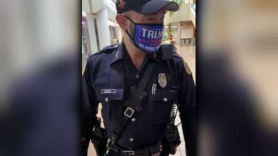 Miami officer to be disciplined after wearing Trump mask at early voting site while in uniform - fox29.com - state Florida - county Miami - county Miami-Dade
