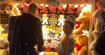 Scots groom celebrates wedding day with trip to Blackpool - with first dance in arcade to beat Covid rules - dailyrecord.co.uk - Scotland - city Lancashire