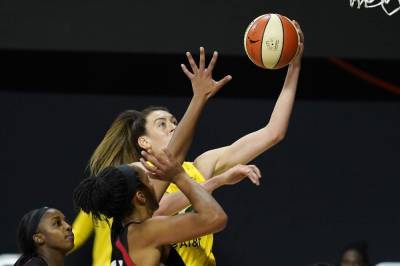Breanna Stewart - Jewell Loyd - Stewart lifts Storm to Game 1 WNBA Finals win over Aces - clickorlando.com - city Las Vegas - city Seattle