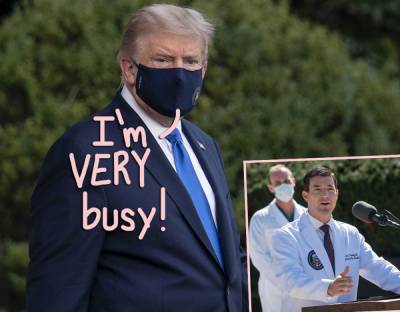 Donald Trump - Donald Trump Accused Of Staging Phony ‘Work’ Pics While In Hospital Battling Coronavirus! - perezhilton.com - city Seattle - Washington