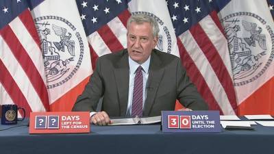 Bill De-Blasio - De Blasio proposes businesses, schools in 9 NYC ZIP codes close Wednesday - fox29.com - New York - county York