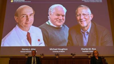 2 Americans, 1 British scientist win Nobel medicine prize - fox29.com - Usa - Britain - county Charles - county Rice