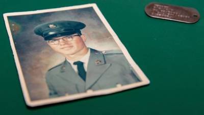 Doug Burgum - Vietnam veteran's ID tag returned to North Dakota widow after found in Russia - fox29.com - Usa - Russia - Vietnam - state North Dakota - city Bismarck