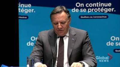 François Legault - Coronavirus: Quebec gets access to COVID Alert app, announces premier - globalnews.ca