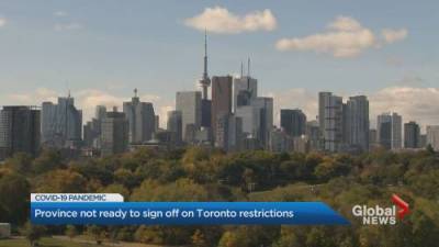 Toronto remains at odds with province over additional COVID-19 restrictions - globalnews.ca