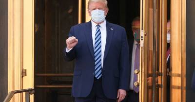 Donald Trump - Sean Conley - Donald Trump walks out of hospital after virus treatment and says 'Don't be afraid of Covid' - dailyrecord.co.uk - Usa