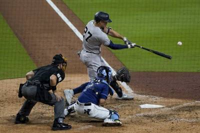 Blake Snell - Giancarlo Stanton - Clint Frazier - Stanton, Yankees power way to 9-3 win against Rays in opener - clickorlando.com - New York - county Bay - county San Diego - city Tampa, county Bay - county Ray - county Stanton