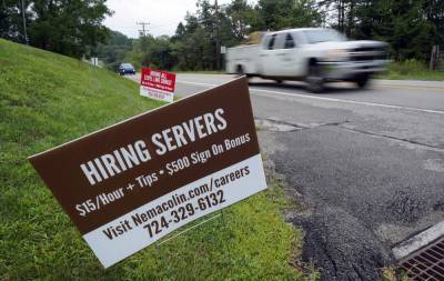 US job postings edge down to 6.49 million - clickorlando.com - Usa - Washington