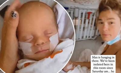 Casey 'Quigley' Goode says her two-week-old son Max is 'hanging in there' after COVID-19 diagnosis - dailymail.co.uk - Usa