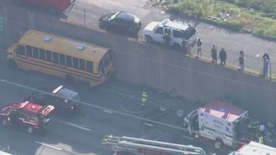 School bus, ambulance involved in crash on I-95 in Chester - fox29.com - state Pennsylvania - county Chester