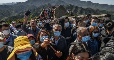 Tourists flock to Great Wall of China in post-coronavirus holiday rush - globalnews.ca - China