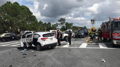 Teen driving stolen vehicle crashes in Polk after pursuit, police say - clickorlando.com - state Florida - city Tampa - county Polk