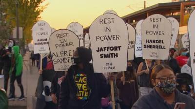 Protesters take to the streets in St. Paul over Chauvin release - fox29.com