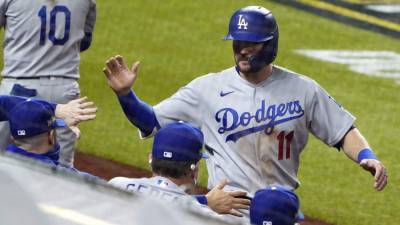 Fernando Tatis-Junior - MLB-best Dodgers to 14th NLCS after 12-3 win to sweep Padres - clickorlando.com - Los Angeles - Washington - city Los Angeles - state Texas - county San Diego - county St. Louis - county Arlington - county Turner