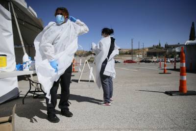 El Paso calls in 10 refrigerated morgue trailers amid surge in coronavirus deaths: reports - foxnews.com - state Texas - county El Paso