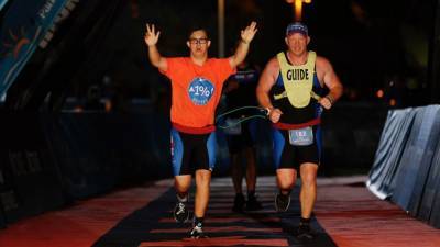 Florida athlete becomes first person with Down syndrome to finish IRONMAN triathlon - fox29.com - state Florida - Panama