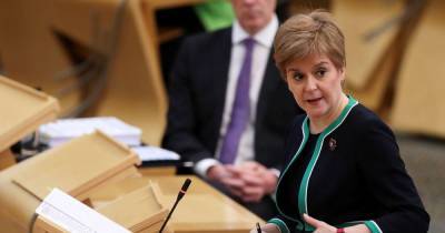 Nicola Sturgeon covid travel ban announcement during Holyrood statement - dailyrecord.co.uk