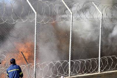 Fire burns tents, structures in Greek refugee camp - clickorlando.com - Greece - city Athens