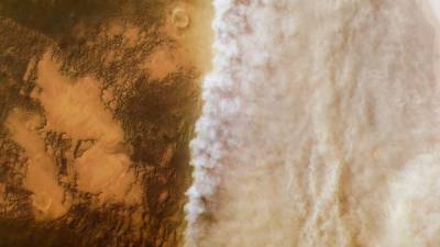 Martian dust storms parch the planet by driving water into space - sciencemag.org