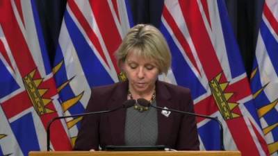 Bonnie Henry - B.C. health officials announce 1,130 new coronavirus cases over two days, record number of hospitalizations - globalnews.ca - Britain