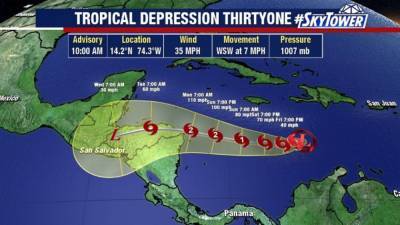 Eta exits, but new tropical depression forms in Caribbean - fox29.com - state Florida - city Tampa, state Florida