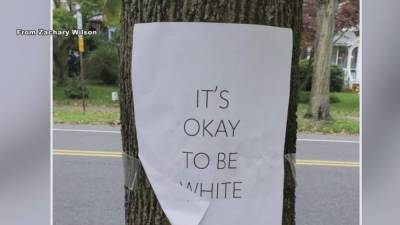 Medford residents call fliers posted near Black Lives Matter sign ‘hurtful’ - fox29.com - state New Jersey - city Wilson