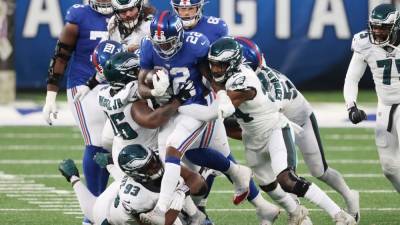 Daniel Jones - Eagles drop divisional matchup against Giants 27-17 - fox29.com - New York - city New York - state New Jersey - Philadelphia, county Eagle - county Eagle - county Rutherford - city Philadelphia, county Eagle - Jersey