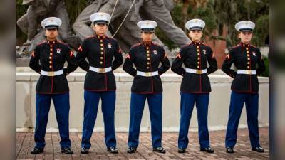 Marine Corps - 5 sisters from two families graduate Marine Corps training together - fox29.com - county Island - state South Carolina - Afghanistan