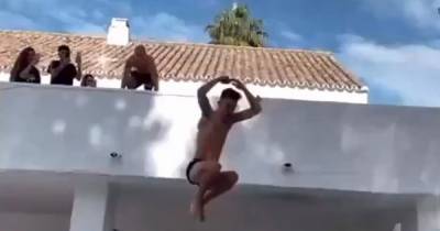 Covidiots in Marbella jump from balcony into pool as police break up huge lockdown party - dailystar.co.uk - Spain - city San Pedro