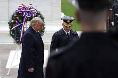 Donald Trump - Ryan Maccarthy - Army secretary says wreath-laying event at Arlington back on - clickorlando.com - Washington - state Maine
